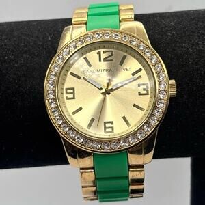 Gold Issac Mizrahi Live Men's Watch